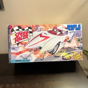 Resaurus Vintage Speed Racer Mach 5 Play Set 1999 NIB Never Opened Toy